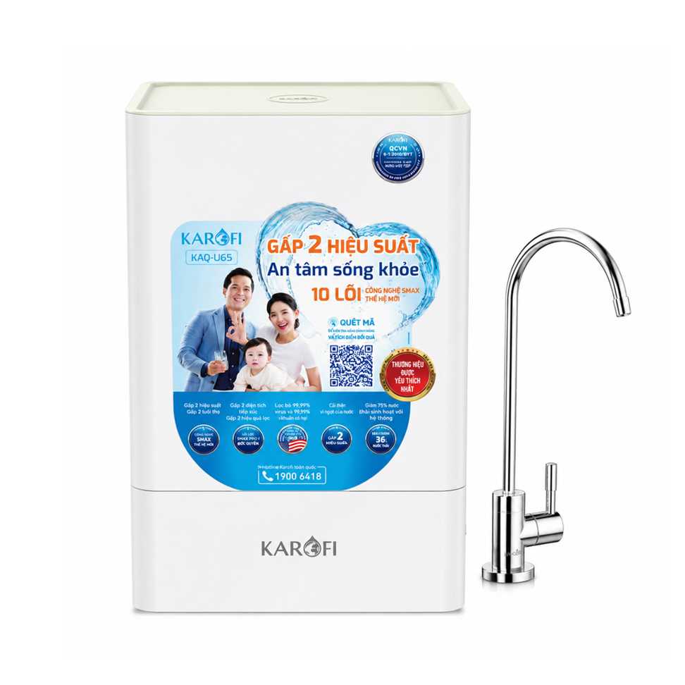 Máy lọc nước Karofi KAQ-U65